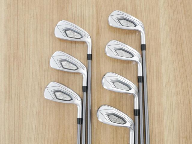 Iron set : Titleist : ชุดเหล็ก Titleist T400 (ตีง่ายที่สุด ไกลที่สุด ออกปี 2020) มีเหล็ก 6-Pw,43,49 (7 ชิ้น) ก้านกราไฟต์ Mitsubishi TENSEI 50 Flex R