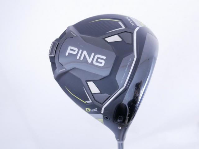 Driver : PING : ไดรเวอร์ Ping G430 Max (รุ่นปี 2023) Loft 9 (ปรับได้) ก้าน Mitsubishi TENSEI CK 60 Flex S