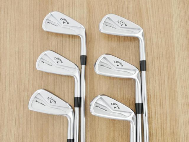 Iron set : Callaway : ชุดเหล็ก Callaway X Forged (ออกปี 2024 นุ่ม แน่น หล่อมาก) มีเหล็ก 5-Pw (6 ชิ้น) ก้านเหล็ก NS Pro Modus 115 Flex S