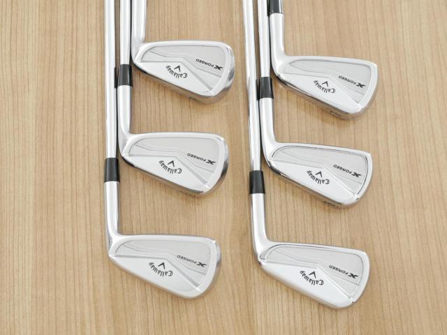 Iron set : Callaway : ชุดเหล็ก Callaway X Forged (ออกปี 2024 นุ่ม แน่น หล่อมาก) มีเหล็ก 5-Pw (6 ชิ้น) ก้านเหล็ก NS Pro Modus 115 Flex S