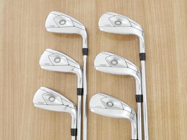 Iron set : Titleist : ชุดเหล็ก Titleist T400 (ออกปี 2023 ตีง่ายที่สุด ไกลที่สุด) มีเหล็ก 7-Pw,43,49 (6 ชิ้น) ก้านเหล็ก NS Pro 880 AMC Flex S
