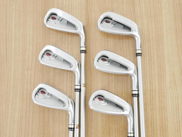 Iron set : PRGR : ชุดเหล็ก PRGR Egg PF Forged (รุ่นปี 2019 ตีง่ายและไกลมากๆ โกงสุดๆ) มีเหล็ก 6-Pw,Aw (6 ชิ้น) ก้านกราไฟต์ Fujikura MCI 70 Flex R
