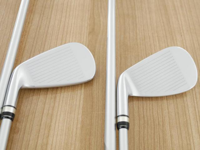 Iron set : PRGR : ชุดเหล็ก PRGR Egg PF Forged (รุ่นปี 2019 ตีง่ายและไกลมากๆ โกงสุดๆ) มีเหล็ก 6-Pw,Aw (6 ชิ้น) ก้านกราไฟต์ Fujikura MCI 70 Flex R