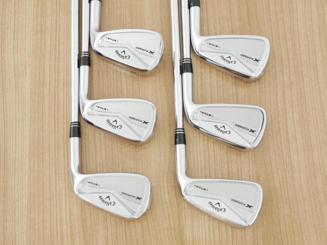 Iron set : Callaway : ชุดเหล็ก Callaway X Forged Star (ออกปี 2024) มีเหล็ก 5-Pw (6 ชิ้น) ก้านเหล็ก NS Pro Modus 105 DST Flex S