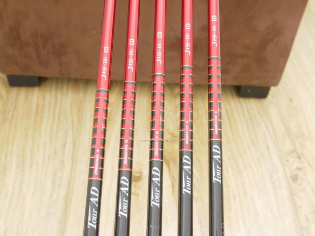 Iron set : Bridgestone : ชุดเหล็ก Bridgestone J15 (ตีง่าย ไกล) มีเหล็ก 6-PW (5 ชิ้น) ก้านกราไฟต์ Tour AD Flex R
