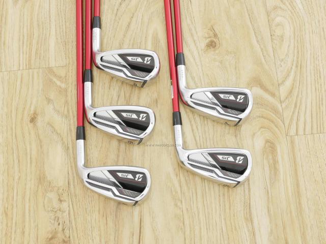 Iron set : Bridgestone : ชุดเหล็ก Bridgestone J15 (ตีง่าย ไกล) มีเหล็ก 6-PW (5 ชิ้น) ก้านกราไฟต์ Tour AD Flex R