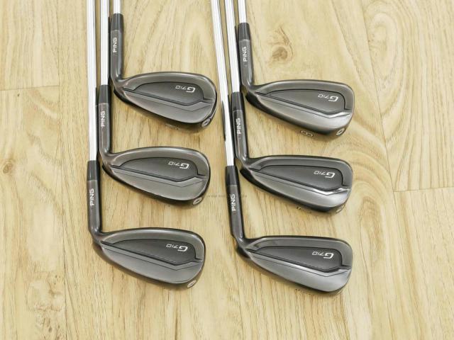 Iron set : Ping : ชุดเหล็ก Ping G710 (รุ่นปี 2021 Japan Spec. ใบใหญ่ ง่ายที่สุด ไกลที่สุดของ Ping) มีเหล็ก 6-Pw,Aw (6 ชิ้น) ก้านเหล็ก NS Pro Zelos 7 Flex R