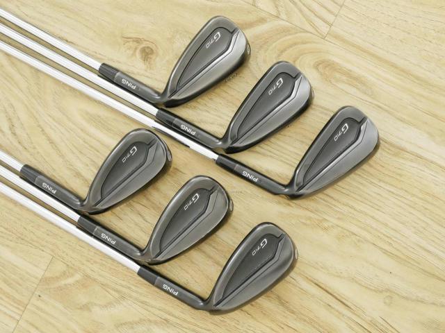 Iron set : Ping : ชุดเหล็ก Ping G710 (รุ่นปี 2021 Japan Spec. ใบใหญ่ ง่ายที่สุด ไกลที่สุดของ Ping) มีเหล็ก 6-Pw,Aw (6 ชิ้น) ก้านเหล็ก NS Pro Zelos 7 Flex R