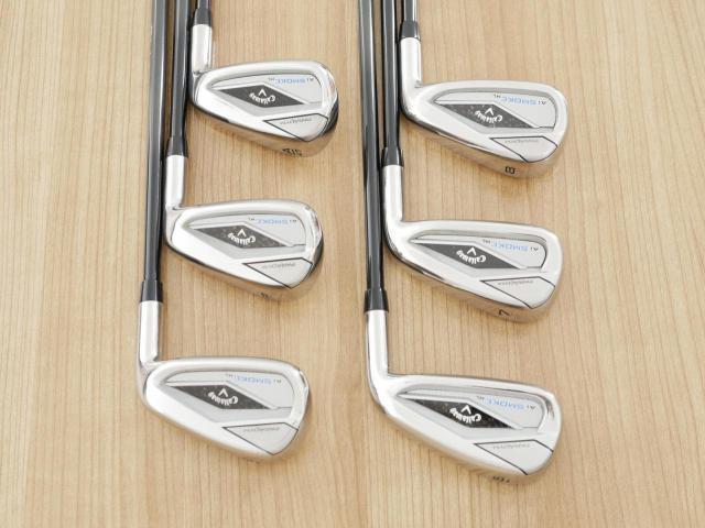 Iron set : Callaway : ชุดเหล็ก Callaway Paradym Ai Smoke HL (ออกปี 2024 ตีง่ายมาก ไกล Japan Spec.) มีเหล็ก 6-Pw,Aw (6 ชิ้น) ก้านกราไฟต์ Mitsubishi TENSEI 50 Flex R