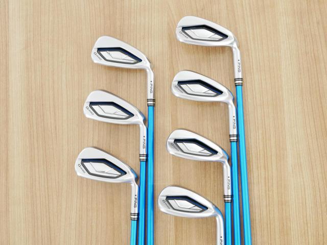 Iron set : Ping : ชุดเหล็ก Ping G440 (รุ่นล่าสุด ออกปี 2025 Japan Spec. ใบใหญ่ ง่าย ไกล) มีเหล็ก 7-W,U,52,56 (7 ชิ้น) ก้านกราไฟต์ Ping ALTA J CB Flex SR