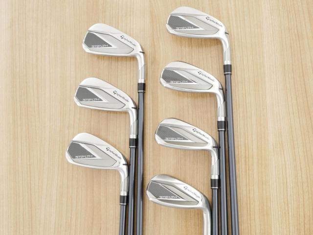 Iron set : Taylormade : ชุดเหล็ก Taylormade Stealth (ออกปี 2022 Japan Spec.) มีเหล็ก 6-Pw,Aw,Sw (7 ชิ้น) ก้านกราไฟต์ Mitsubishi Tensei TM60 Flex S
