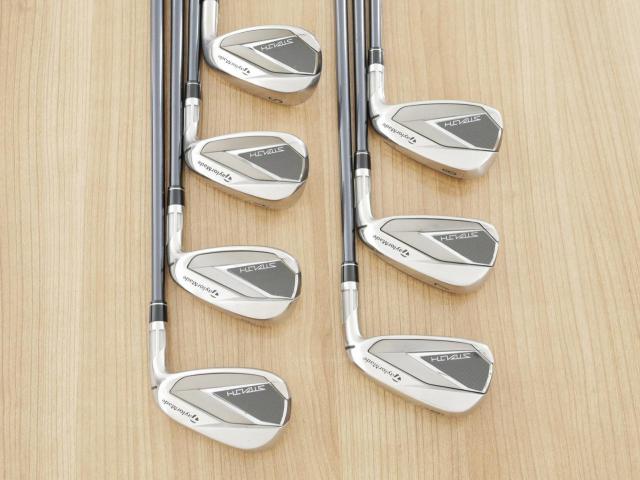 Iron set : Taylormade : ชุดเหล็ก Taylormade Stealth (ออกปี 2022 Japan Spec.) มีเหล็ก 6-Pw,Aw,Sw (7 ชิ้น) ก้านกราไฟต์ Mitsubishi Tensei TM60 Flex S