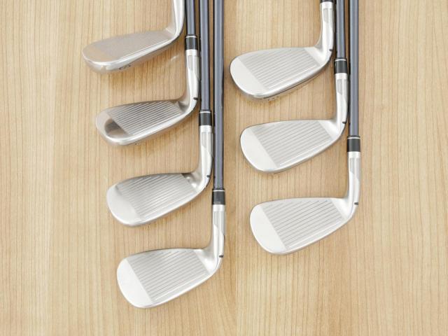 Iron set : Taylormade : ชุดเหล็ก Taylormade Stealth (ออกปี 2022 Japan Spec.) มีเหล็ก 6-Pw,Aw,Sw (7 ชิ้น) ก้านกราไฟต์ Mitsubishi Tensei TM60 Flex S