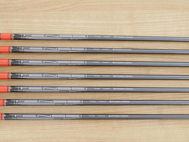 Iron set : Taylormade : ชุดเหล็ก Taylormade Stealth (ออกปี 2022 Japan Spec.) มีเหล็ก 6-Pw,Aw,Sw (7 ชิ้น) ก้านกราไฟต์ Mitsubishi Tensei TM60 Flex S