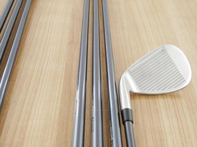 Iron set : Taylormade : ชุดเหล็ก Taylormade Stealth (ออกปี 2022 Japan Spec.) มีเหล็ก 6-Pw,Aw,Sw (7 ชิ้น) ก้านกราไฟต์ Mitsubishi Tensei TM60 Flex S