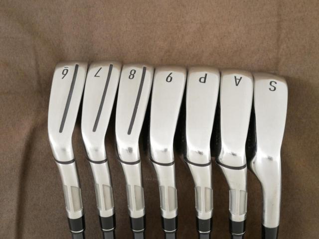 Iron set : Taylormade : ชุดเหล็ก Taylormade Stealth (ออกปี 2022 Japan Spec.) มีเหล็ก 6-Pw,Aw,Sw (7 ชิ้น) ก้านกราไฟต์ Mitsubishi Tensei TM60 Flex S