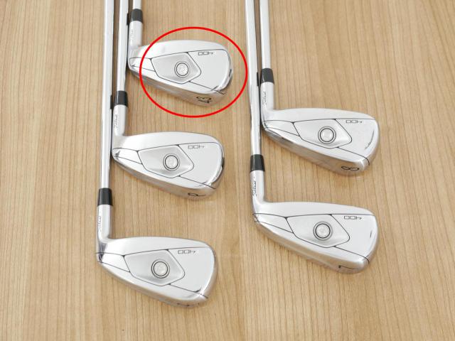 Iron set : Titleist : **มีตำหนิ**ชุดเหล็ก Titleist T400 (ออกปี 2023 ตีง่ายที่สุด ไกลที่สุด) มีเหล็ก 7-Pw,43 (5 ชิ้น)ก้านเหล็ก NS Pro Modus 105 Flex S