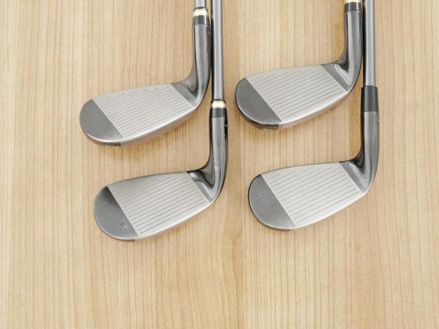 Iron set : Tsuruya : ชุดเหล็ก Tsuruya AXEL Gold Premium V (ออกปี 2023 ของใหม่ 7 หมื่นกว่าบาท หน้าเด้งสุดๆ ไกลสุดๆๆ) มีเหล็ก 7-Pw (4 ชิ้น) ก้านกราไฟต์ Flex R