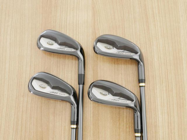 Iron set : Tsuruya : ชุดเหล็ก Tsuruya AXEL Gold Premium V (ออกปี 2023 ของใหม่ 7 หมื่นกว่าบาท หน้าเด้งสุดๆ ไกลสุดๆๆ) มีเหล็ก 7-Pw (4 ชิ้น) ก้านกราไฟต์ Flex R