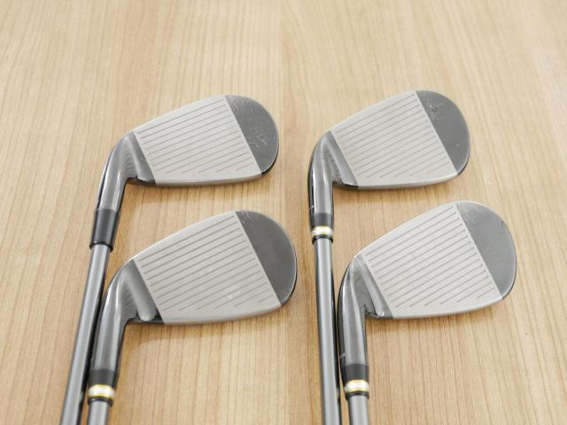 Iron set : Tsuruya : ชุดเหล็ก Tsuruya AXEL Gold Premium V (ออกปี 2023 ของใหม่ 7 หมื่นกว่าบาท หน้าเด้งสุดๆ ไกลสุดๆๆ) มีเหล็ก 7-Pw (4 ชิ้น) ก้านกราไฟต์ Flex R