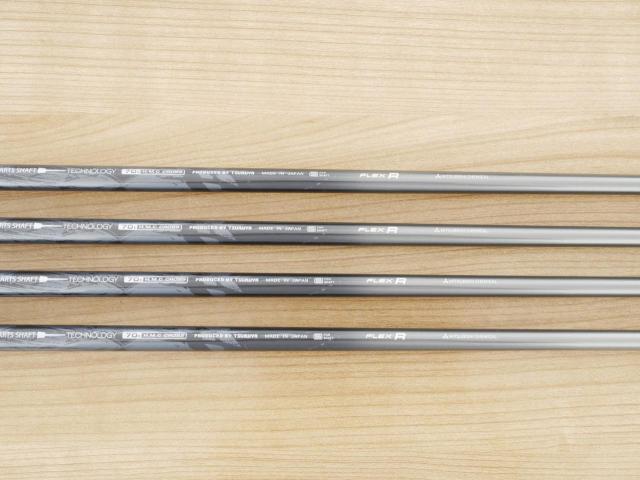 Iron set : Tsuruya : ชุดเหล็ก Tsuruya AXEL Gold Premium V (ออกปี 2023 ของใหม่ 7 หมื่นกว่าบาท หน้าเด้งสุดๆ ไกลสุดๆๆ) มีเหล็ก 7-Pw (4 ชิ้น) ก้านกราไฟต์ Flex R