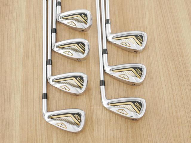 Iron set : Katana : ชุดเหล็ก Katana Voltio NINJA X (ออกปี 2020 หน้าเด้ง ตีไกลมากๆ) มีเหล็ก 6-Pw,As,Sw (7 ชิ้น) ก้านกราไฟต์ Fujikura Speeder 588 Flex R