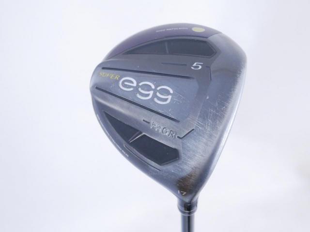 Fairway Wood : PRGR : หัวไม้ 5 PRGR Super Egg (รุ่นปี 2021 หน้าเด้งเกินกฏ COR 0.84 หายากมาก) Loft 17 ก้าน M-37 Flex R