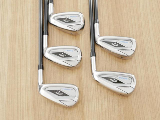 Iron set : Callaway : ชุดเหล็ก Callaway Paradym Ai Smoke HL (ออกปี 2024 ตีง่ายมาก ไกล Japan Spec.) มีเหล็ก 6-Pw (5 ชิ้น) ก้านกราไฟต์ Mitsubishi TENSEI 50 Flex S