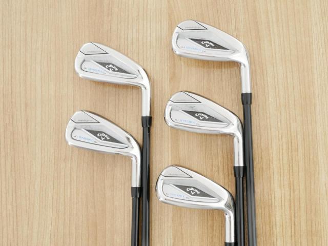 Iron set : Callaway : ชุดเหล็ก Callaway Paradym Ai Smoke HL (ออกปี 2024 ตีง่ายมาก ไกล Japan Spec.) มีเหล็ก 6-Pw (5 ชิ้น) ก้านกราไฟต์ Mitsubishi TENSEI 50 Flex S
