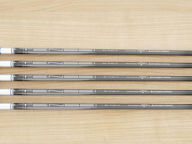 Iron set : Callaway : ชุดเหล็ก Callaway Paradym Ai Smoke HL (ออกปี 2024 ตีง่ายมาก ไกล Japan Spec.) มีเหล็ก 6-Pw (5 ชิ้น) ก้านกราไฟต์ Mitsubishi TENSEI 50 Flex S