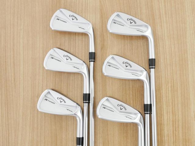 Iron set : Callaway : ชุดเหล็ก Callaway X Forged Star (ออกปี 2024) มีเหล็ก 5-Pw (6 ชิ้น) ก้านเหล็ก NS Pro 950 Neo Flex S