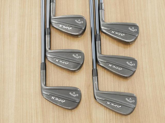 Iron set : Callaway : ชุดเหล็ก Callaway Apex Ti Fusion Black (รุ่นท็อปสุด แพงที่สุด ปี 2025 ของใหม่ 8 หมื่นบาท) มีเหล็ก 5-Pw (6 ชิ้น) ก้านกราไฟต์ UST Mamiya RECOIL DART 6 Flex R
