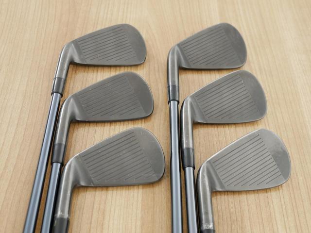 Iron set : Callaway : ชุดเหล็ก Callaway Apex Ti Fusion Black (รุ่นท็อปสุด แพงที่สุด ปี 2025 ของใหม่ 8 หมื่นบาท) มีเหล็ก 5-Pw (6 ชิ้น) ก้านกราไฟต์ UST Mamiya RECOIL DART 6 Flex R