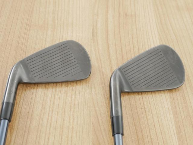 Iron set : Callaway : ชุดเหล็ก Callaway Apex Ti Fusion Black (รุ่นท็อปสุด แพงที่สุด ปี 2025 ของใหม่ 8 หมื่นบาท) มีเหล็ก 5-Pw (6 ชิ้น) ก้านกราไฟต์ UST Mamiya RECOIL DART 6 Flex R