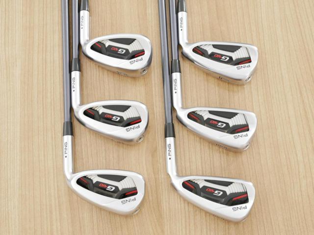 Iron set : Ping : ชุดเหล็ก Ping G410 (รุ่นปี 2019 Japan Spec. ใบใหญ่ ง่าย ไกล) มีเหล็ก 5-Pw (6 ชิ้น) ก้านกราไฟต์ Ping ALTA J CB Flex SR
