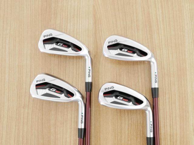 Iron set : Ping : ชุดเหล็ก Ping G410 (รุ่นปี 2019 Japan Spec. ใบใหญ่ ง่าย ไกล) มีเหล็ก 7-Pw (4 ชิ้น) ก้าน กราไฟต์ Mitsubishi FUBUKI Flex R