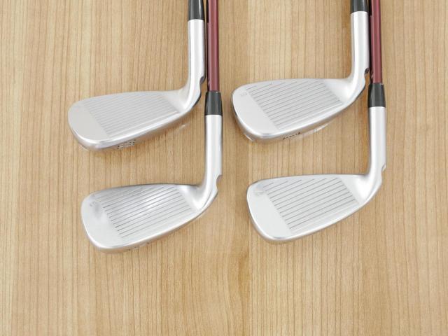 Iron set : Ping : ชุดเหล็ก Ping G410 (รุ่นปี 2019 Japan Spec. ใบใหญ่ ง่าย ไกล) มีเหล็ก 7-Pw (4 ชิ้น) ก้าน กราไฟต์ Mitsubishi FUBUKI Flex R
