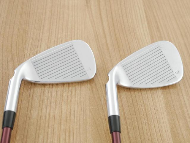 Iron set : Ping : ชุดเหล็ก Ping G410 (รุ่นปี 2019 Japan Spec. ใบใหญ่ ง่าย ไกล) มีเหล็ก 7-Pw (4 ชิ้น) ก้าน กราไฟต์ Mitsubishi FUBUKI Flex R