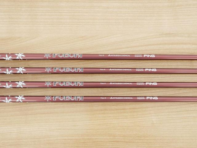 Iron set : Ping : ชุดเหล็ก Ping G410 (รุ่นปี 2019 Japan Spec. ใบใหญ่ ง่าย ไกล) มีเหล็ก 7-Pw (4 ชิ้น) ก้าน กราไฟต์ Mitsubishi FUBUKI Flex R