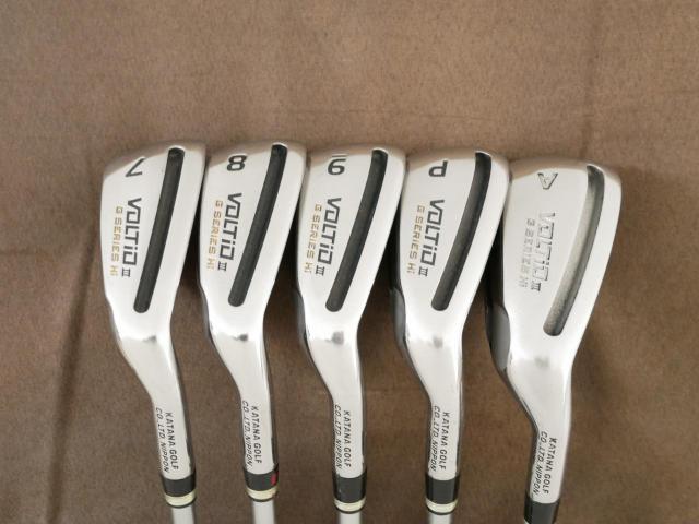 Iron set : Katana : ชุดเหล็กกระเทย Katana Voltio III G Series Hi (ตีง่าย ไกลมาก) มีเหล็ก 7-Pw,Aw (5 ชิ้น ระยะเทียบเท่า เหล็ก 6-Pw) ก้าน Tour AD VS-5 Flex R