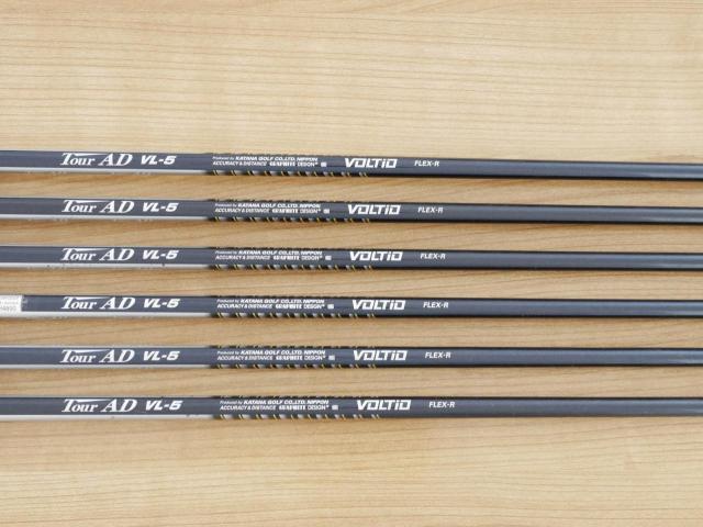 Iron set : Katana : ชุดเหล็ก Katana Voltio III LC (ใบใหญ่ หน้าเด้ง ง่าย ไกล) มีเหล็ก 5-Pw (6 ชิ้น) ก้าน Tour AD VT-5 Flex R