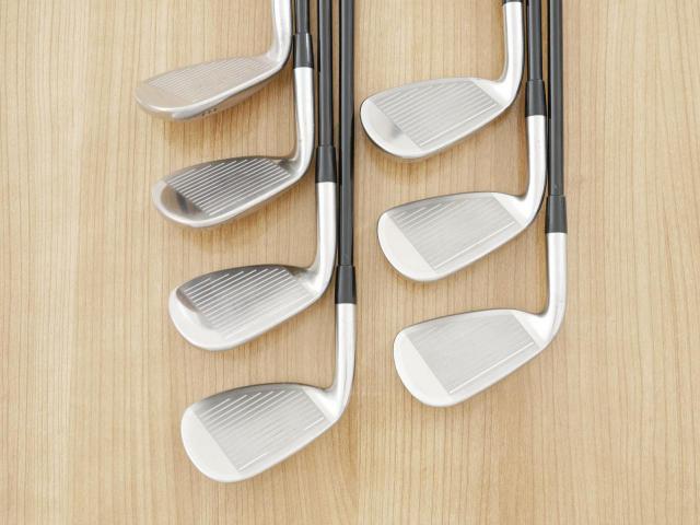 Iron set : Mizuno : ชุดเหล็ก Mizuno JPX EIII SV Titanium (ตัวท้อป ใบใหญ่ที่สุดของ Mizuno ตีง่ายมาก หน้าเด้ง ตีไกล) มีเหล็ก 6-Pw,Aw,Sw (7 ชิ้น) ก้านกราไฟต์ Flex R