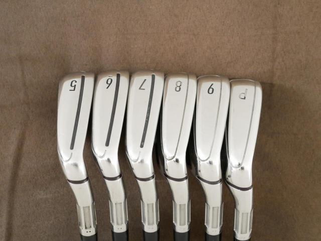 Iron set : Taylormade : ชุดเหล็ก Taylormade M6 (ออกปี 2019 Japan Spec) มีเหล็ก 5-Pw (6 ชิ้น) ก้านเหล็ก REAX 85 Flex S