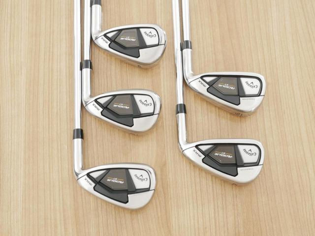 Iron set : Callaway : ชุดเหล็ก Callaway Rogue ST Max (ออกปี 2022 ตีง่าย ไกลมาก) มีเหล็ก 6-Pw (5 ชิ้น) ก้านเหล็ก NS Pro Zelos 7 Flex S