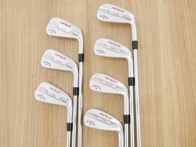 Iron set : Callaway : ชุดเหล็ก Callaway APEX Pro Forged (ออกปี 2022) มีเหล็ก 4-Pw (7 ชิ้น) ก้านเหล็ก Dynamic Gold S200