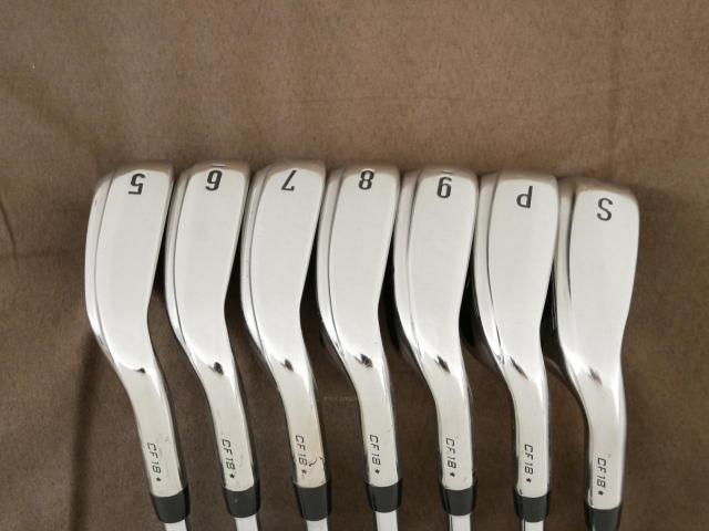 Iron set : Callaway : ชุดเหล็ก Callaway Rogue Star CF18 (ออกปี 2018 ตีง่าย ไกลมากๆ) มีเหล็ก 5-Pw,Sw (7 ชิ้น) ก้านเหล็ก NS Pro ZELOS 7 Flex S