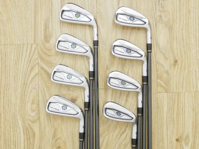 Iron set : Taylormade : ชุดเหล็ก Taylormade Gloire F Forged (รุ่นท๊อปสุด Japan Spec.) มีเหล็ก 4-Pw,Aw (8 ชิ้น) ก้านกราไฟต์ Fujikura Motore Speeder 75i Flex R