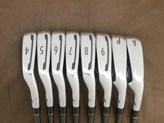Iron set : Taylormade : ชุดเหล็ก Taylormade Gloire F Forged (รุ่นท๊อปสุด Japan Spec.) มีเหล็ก 4-Pw,Aw (8 ชิ้น) ก้านกราไฟต์ Fujikura Motore Speeder 75i Flex R