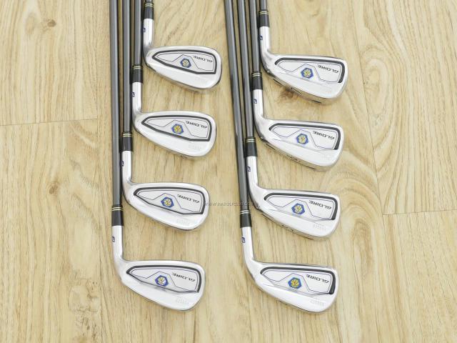 Iron set : Taylormade : ชุดเหล็ก Taylormade Gloire F Forged (รุ่นท๊อปสุด Japan Spec.) มีเหล็ก 4-Pw,Aw (8 ชิ้น) ก้านกราไฟต์ Fujikura Motore Speeder 75i Flex R