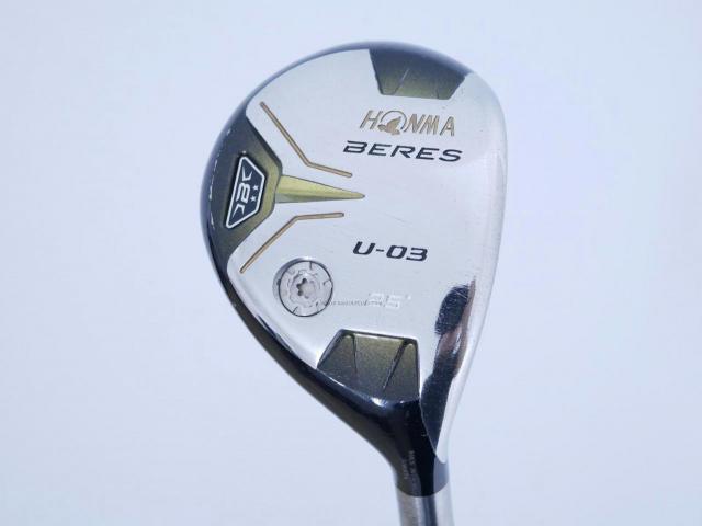 Fairway Wood : Honma : **มีบุบ** ไม้กระเทย Honma Beres U-03 (ปี 2016) Loft 25 ก้าน ARMRQ 8 (49) Flex R (2 ดาว)